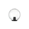 Acrilux Sfera Ø 25 cm, completa di base, opale
