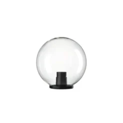 Acrilux Sfera Ø 25 cm, completa di base, opale
