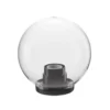Acrilux Sfera Ø 20 cm, e27, 100 w, ip44, completa di base, trasparente