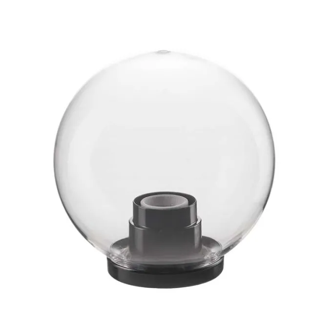 Acrilux Sfera Ø 20 cm, e27, 100 w, ip44, completa di base, trasparente