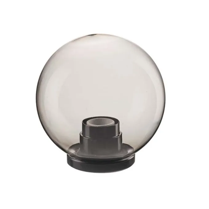 Acrilux Sfera Ø 20 cm, e27, 100 w, ip44, completa di base, fume'