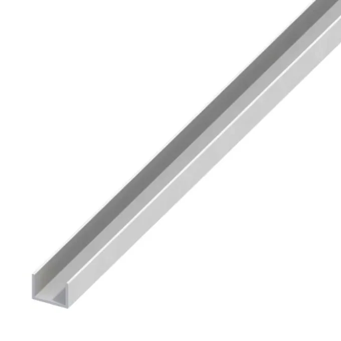 Alfer Profilo a u 10x12x10 pvc bco 1 mt