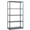 Anemos Scaffale metallico bullonato 5 ripiani 100x40x180h cm