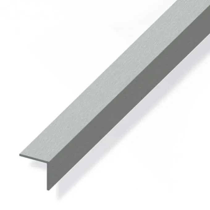 Angolare allum 20x20 inox spazzol 2.5 mt