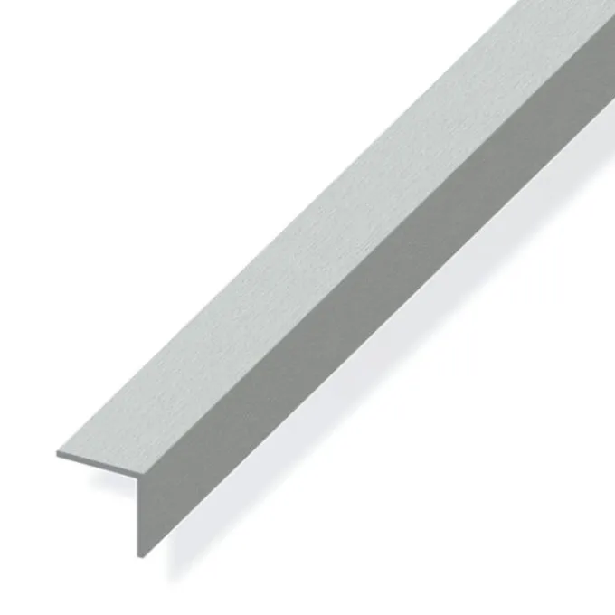 Angolare allum 15x15 inox spazzol 2.5 mt
