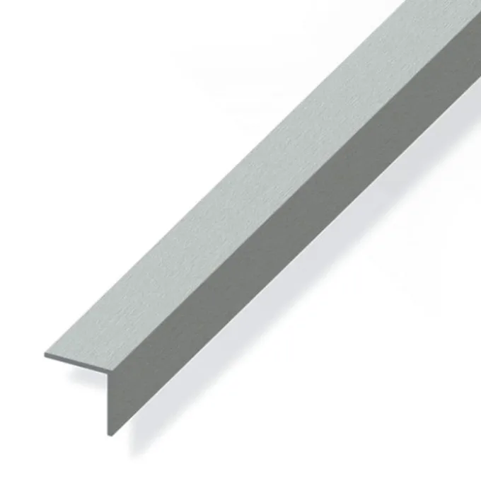 Angolare allum 30x30 inox spazzol 1 mt