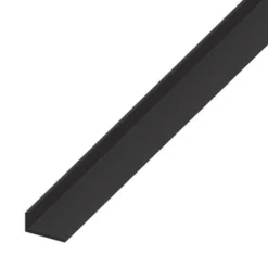 Angolare 20x10x1 pvc nero 1 mt