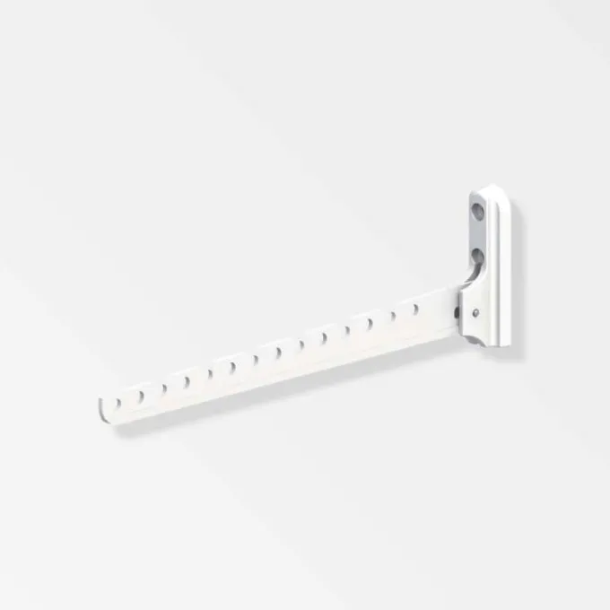 Appendiabiti 330 mm alluminio bianco