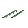 Art plast Kit 6 scivoli, in polipropilene, con aggancio universale, colore verde