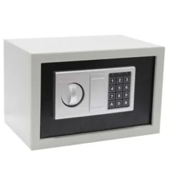 Baltix Cassaforte elettronica 31x20x21 cm, spessore porta 3 mm, corpo 1,5 mm