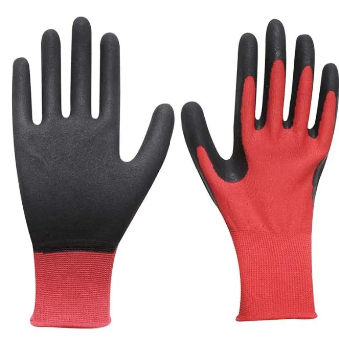 Baltix Guanto poliestere, tg.9, rosso