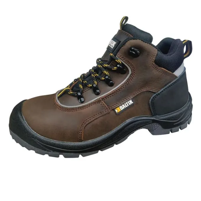 Baltix Scarponcino Alto PATTON S3 SRC n°40 in Pelle con Punta Acciaio