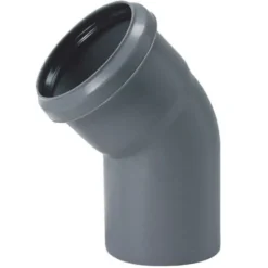 Bampi Curva htb, 45°, in polipropilene, diam. 32 mm, colore grigio