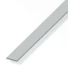 Barra piatta allum 20x2 inox spazzol 1mt