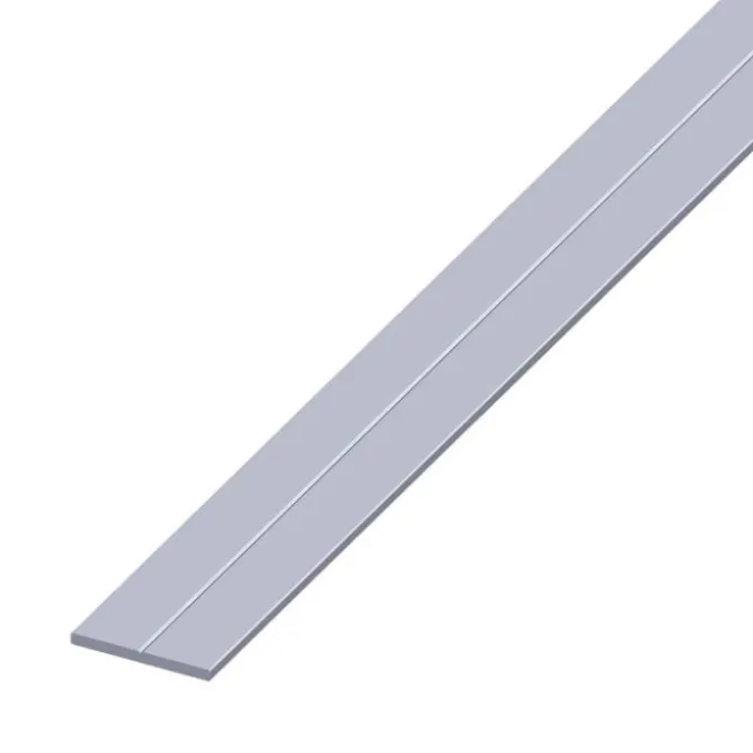 Barra piatta 11.5x2 allum nat 1 mt
