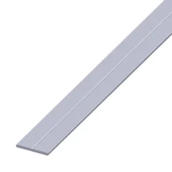 Barra piatta 7.5x1.5 allum nat 1 mt