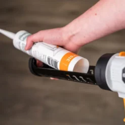 Batavia Pistola per silicone elettrica con led 6v, per cartucce da 290-310 ml