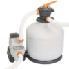 Bestway Pompa di filtraggio a sabbia per piscina fuori terra, fino a 11.355 lt/h