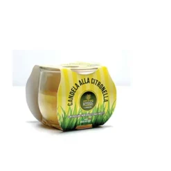 Bicchiere in vetro alla citronella