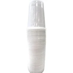 Bicchieri 200cc bianco baio 100pz