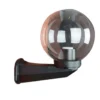 Bion Applique sfera con braccio, Ø 20 cm, in policarbonato, e27, ip44, trasparente