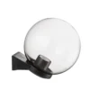Bion Applique sfera con braccio, Ø 25 cm, in policarbonato, e27, ip44, trasparente