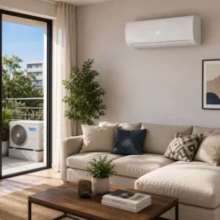 Bion Condizionatore mono inverter blu, 9000 btu, classe a+/a++