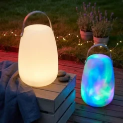 Bion Lampada da tavolo a led, modello flaminia ad energia solare