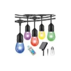 Bion Luminaria solare goccia 10pt luce 450cm rgb ip44