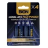 Bion 4 pz batterie alcaline, stilo aa