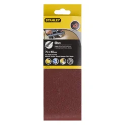 Black+decker Nastri abrasivi 75x457 mm, grana 60, 3 pezzi