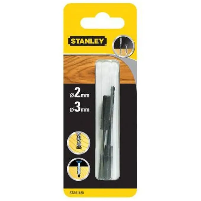 Black+decker Punte inserto pilota 2-3mm (x2)