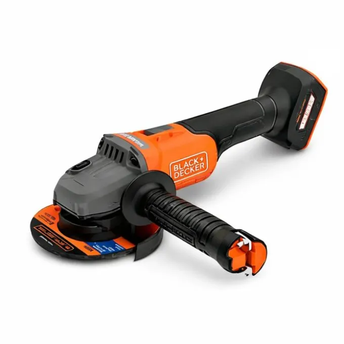 Black+decker Trapano + smerigliatrice 18v brushless, batteria 2,5 ah