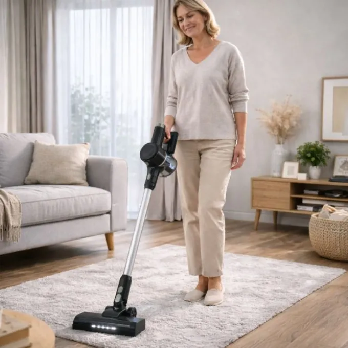 Blake Aspirapolvere cordless 2 in 1 130w, 2 velocita, con accessori