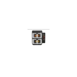Blake FRIGGITRICE AD AIRA CRISPY 2 - 11L DOPPIO CESTELLO CON VETRO TRASPARENTE - 2800W - TEMPERATURA 60-200° - TIMER 60min - DOPPIE COTTURE - SPEGNIMENTO AUTOMATICO E READY ALERT - 10 PROGRAMMI