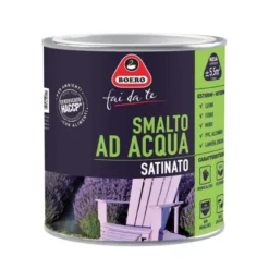 Boero Smalto satin.acqua nero lt.0,5