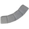 Bordura albione, in pietra, 50x11xh.8 cm, curva, grigio