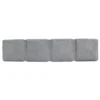 Bordura albione, in pietra, 50x11xh.8 cm, dritta, grigio