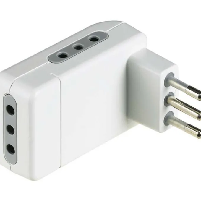 Bticino Adattatore corner sp 10a+3pr 10a bco