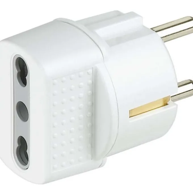 Bticino Adattatore schuko/10-16a bianco