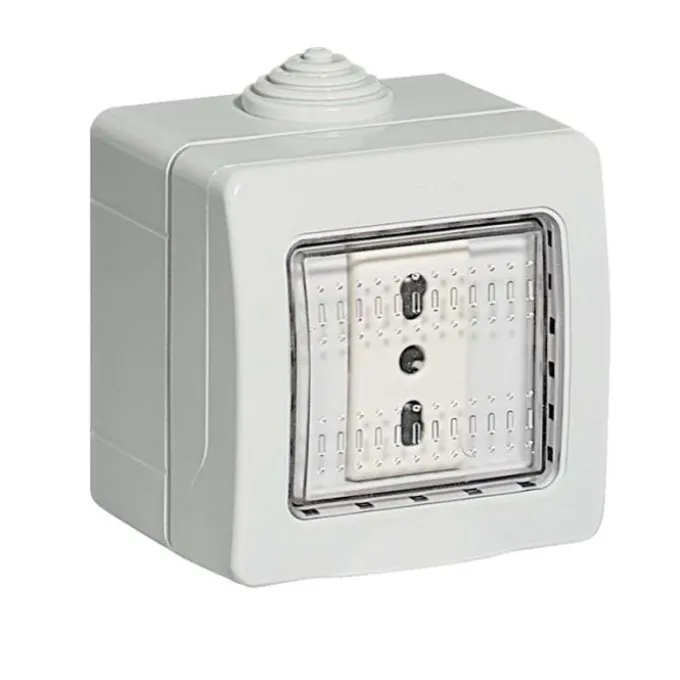 Bticino Presa bipasso in custodia IP55 1 modulo