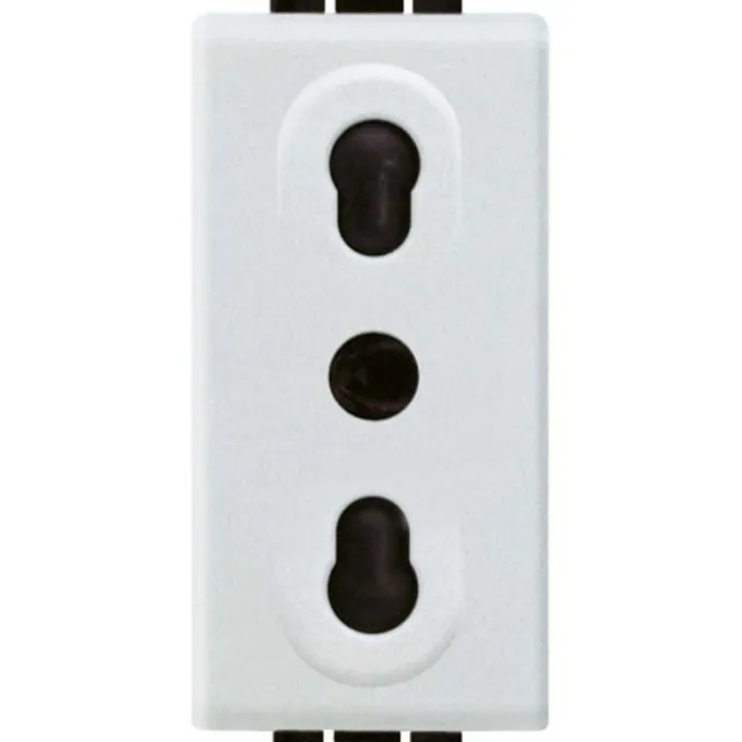 Bticino Presa 2p+t 10/16a 250vac bipasso lght