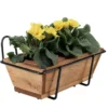 Buzzi Fioriera in legno da balcone, 35x14xh.11 cm