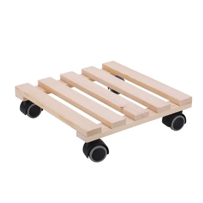 Carrello quadrato in pino 30x30 cm