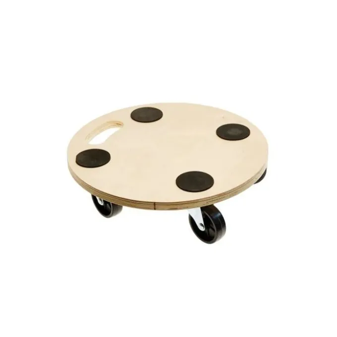 Carrello rotondo in compensato Ø 38 cm