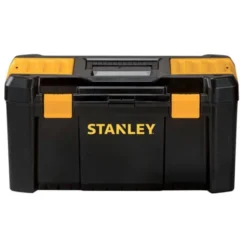 Cassetta essential, 19", con vaschetta estraibile e organizer nel coperchio, due cerniere di chiusura in metallo, cm 48,2x25,4xh.25