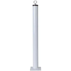 Comferut Piede ferro fisso d.30 h.200 bianco