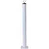 Comferut Piede ferro fisso d.30 h.350 bianco