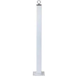 Comferut Piede ferro fisso 25x25 h.250 bianco