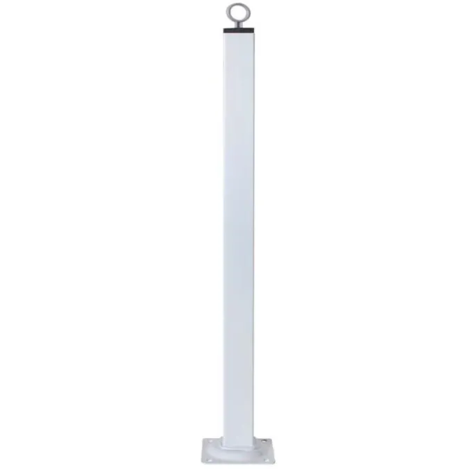 Comferut Piede ferro fisso 25x25 h.250 bianco